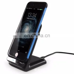 2017 Newest Stand Wireless Charger Station Holder for Mobile Phone Power Bank thumbnail-5