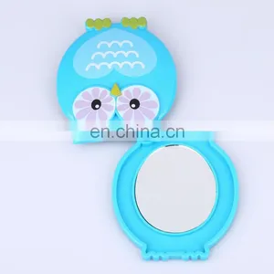Plastic Pocket Mirror of Owl Made by Manufactory Directly thumbnail-2