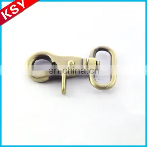 Key Ring Swivel Carabiner Hook Metal Alloy Handbag Black Snap Hook thumbnail-5