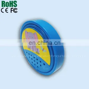80mm Diameter ABS Plastic Voice Recorder For Kids thumbnail-3