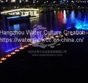 Fountain Show Musioc Dancing Fountian LED Show Fire Show in the Lake thumbnail-5