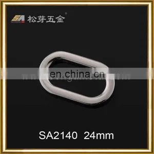 Zinc Alloy Oval Shape Loops Metal Belt Loop 24mm thumbnail-1