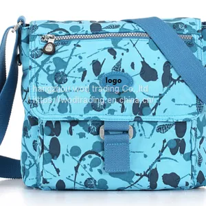 Long Shoulder Messenger Bag With Full Printed Canvas thumbnail-1