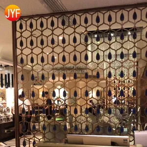 Jyf0023 Stainless Steel Restaurant Lattice Room Dividers thumbnail-1