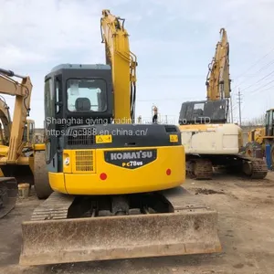 USED JAPAN KOMATSU PC78 MINI CRAWLER EXCAVATOR thumbnail-4