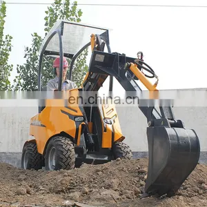 Chinese Cheap Farm Mini Excavator Loader Digging Equipment thumbnail-5