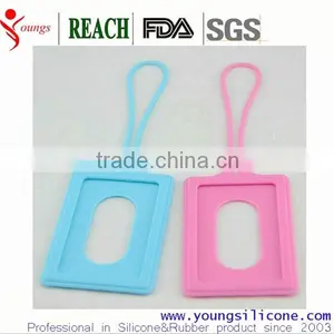 Durable Silicone Travel Luggage Tag for Promotion, Silicon Rubber Luggage Tag thumbnail-2