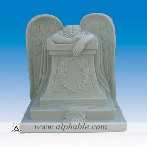 Marble Weeping Angel Statues for Sale thumbnail-4
