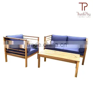 EURONA- Sofa Set- High Quality Acacia Outdoor Furniture- Import From Vietnam thumbnail-1