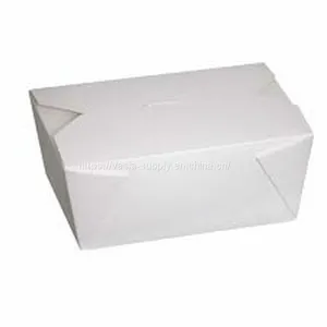 Rectangle Oriental Food Box 35oz White-take Away Carton, Suitable for Hot or Cold Foods, Easy Close Top thumbnail-4
