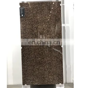 Fohan Kajaria Tiles 600x600 Color Body Dark Black Full Polished Glazed Marble Stone Porcelain Tiles JM63803DF thumbnail-3
