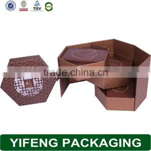 Octagonal Customized Shape Hot Stamping High Quality Cardboard Logo Printed Gift Boxes thumbnail-3