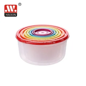 Plastic Kitchen Container Colorful Storage Lunch Box Folding Feeding Bowl Non Toxic Food Container thumbnail-3