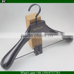 FW-1593 Luxury Wood Coat Hanger Clothes Hanger thumbnail-1