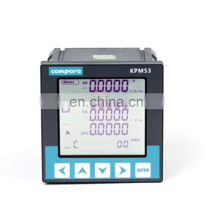 Digital Panel Smart Energy Logger Lcd Multifunction Three Phase Power Meter Monitor thumbnail-2