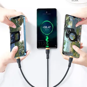 New 180 0.1 Thick Copper Wire Over 6A OD4.0 Data Cable 66W Super Fast Charging Phone Data Cable For Apple Android Type-C thumbnail-5