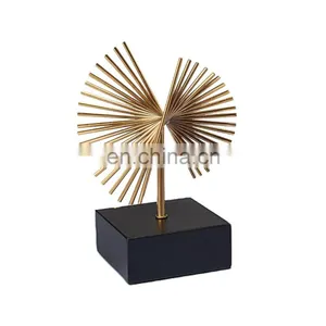 Metal Table Gold Geometric Home Decor thumbnail-1
