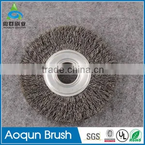 Durable Brass Shaft Nylon Abrasive and Steel Wire Brushes/ Industrial Abrasive Brush thumbnail-2
