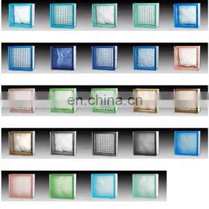 190mm*190mm*80mm Building Clear Decorative Hollow Glass Wall Block Brick thumbnail-3