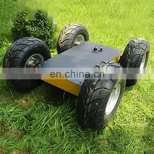 4WD Electric Battery Macanum Hunter Wheel Robot Chassis Platform High Quality Low Price for Sale thumbnail-4