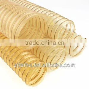Cooper Wire Reinforced pu Flexible Suction Hose From China Factory thumbnail-1