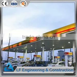 Prefab Ball Joint Large Span Space Frame Gas Station Canopy thumbnail-3