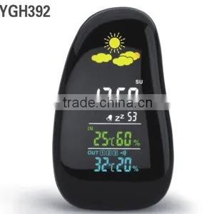 Professional Wireless Weather Station to Monitor Indoor Outdoor Temperature Humidity Thermometer Time thumbnail-3