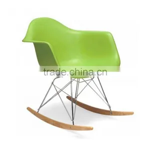 Foshan Master Living Plastic PP Seat Living Room Furniture RAR Rocking Chair Supplier's Choice thumbnail-2