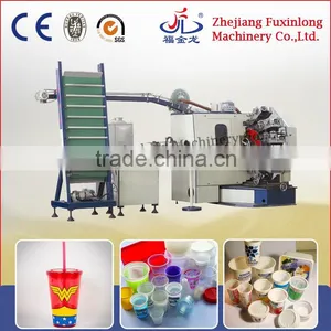 6 Colors Curved Surface Offset Plastic Cup Printing Machine thumbnail-1