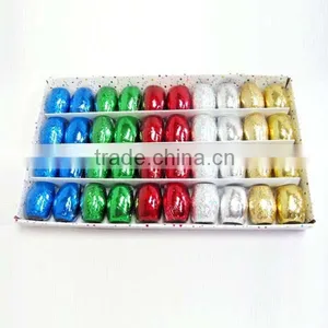 Metallic Effect Ribbon Egg, Bule Metallic Ribbon Roll, Fashinable Printed Ribbon Spool for Decoration thumbnail-5