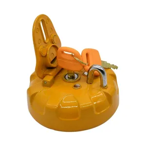 SY55 Fuel Tank Cap SY65 SY75 Diesel Tank Cover SY135 SY215 SY235-8 Anti-theft Excavator Accessories SY-9 Sany Fuel Cap thumbnail-1
