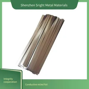 High-elasticity Pure Nickel Strip, 0.1, 0.2, 0.3, 0.4mm Square Nickel Sheets, Spot Welding, Pure Nickel Flat Bars, Conductive Nickel Foils thumbnail-3