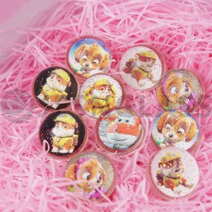 Factory Wholesale Various Design Paper Card Bouncy Toy Rubber Balls thumbnail-4
