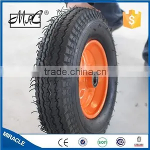 Manufacturer Wheelbarrow Pneumatic Air Rubber Wheel 400x8 thumbnail-1