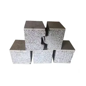 EPS Fiber Cement Sandwich Panels Roofing Building Thermal Insulation Foam Concrete Panels Wall Panels Partition Walls thumbnail-3