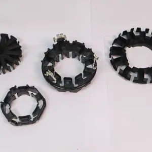 Hot to Cold Runner Edge Gate Custom PPS Motor Bobbin Mold, 2+2 Cavities, Mirror Surface Finish, Robotic Arm Collection thumbnail-4