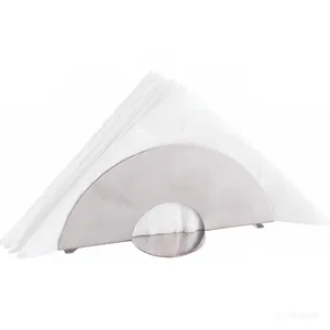 Premium Stainless Steel Napkin Holder, Modern Kitchen Paper Napkin Dispenser With Weighted Base, Rustproof Tabletop Tissue Organizer thumbnail-3