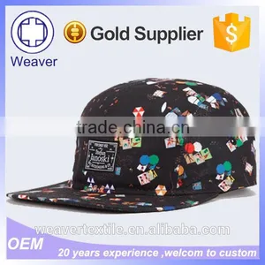Design Your Own Pineapplie 5 Panel Hat Cap Wholesale thumbnail-1