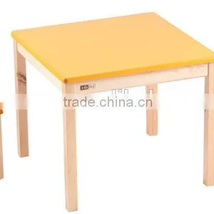 Wood Table Furnture , Children Study Table and Chair Quality Choice thumbnail-3