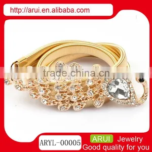 Fahion Adjustable Sexy Belly Chain Sapphire Peacock Waist Chain thumbnail-6