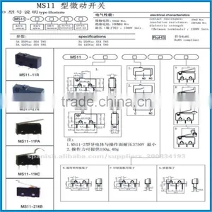 Snap Action Switch/micro Switch thumbnail-3