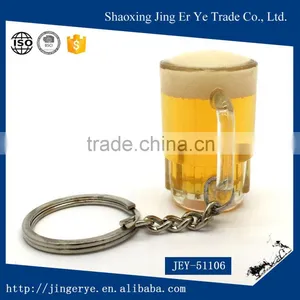 Mini Beer Glass Shaped Acrylic Keychain thumbnail-2