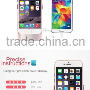 Supplier China Mobile Phone Case New Trend Handphone Customised Smartphone Power Bank Case Phone Battery Case for Iphone6 thumbnail-5