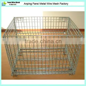 Folding Welded Steel Galvanized Pallet Cage(Anping Manufacture) thumbnail-3