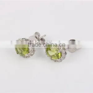 Latest Ladies Fashion Girl Earrings With Diamond Stone thumbnail-4