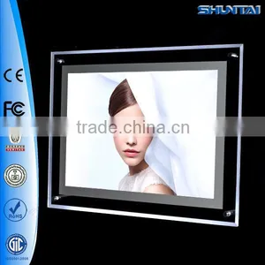 Edge-lit Acrylic Crystal Led Photo Frame Advertising thumbnail-5