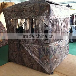 Camouflage Hunting Blind thumbnail-1