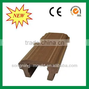 Wood Texture Waterproof Pvc Cheap Balustrade thumbnail-1