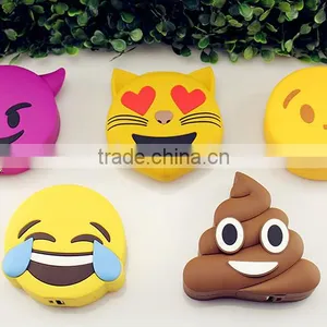 (2016 Emoji) Fashion Cute Smile Cry Face Emoji Carton Power Charger/emoji Power Bank/emoji Mobile Power thumbnail-1