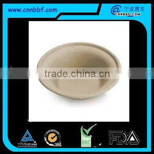Evironmental Biodegradable Wheat Straw Fiber Tableware 340ml Bowl thumbnail-1